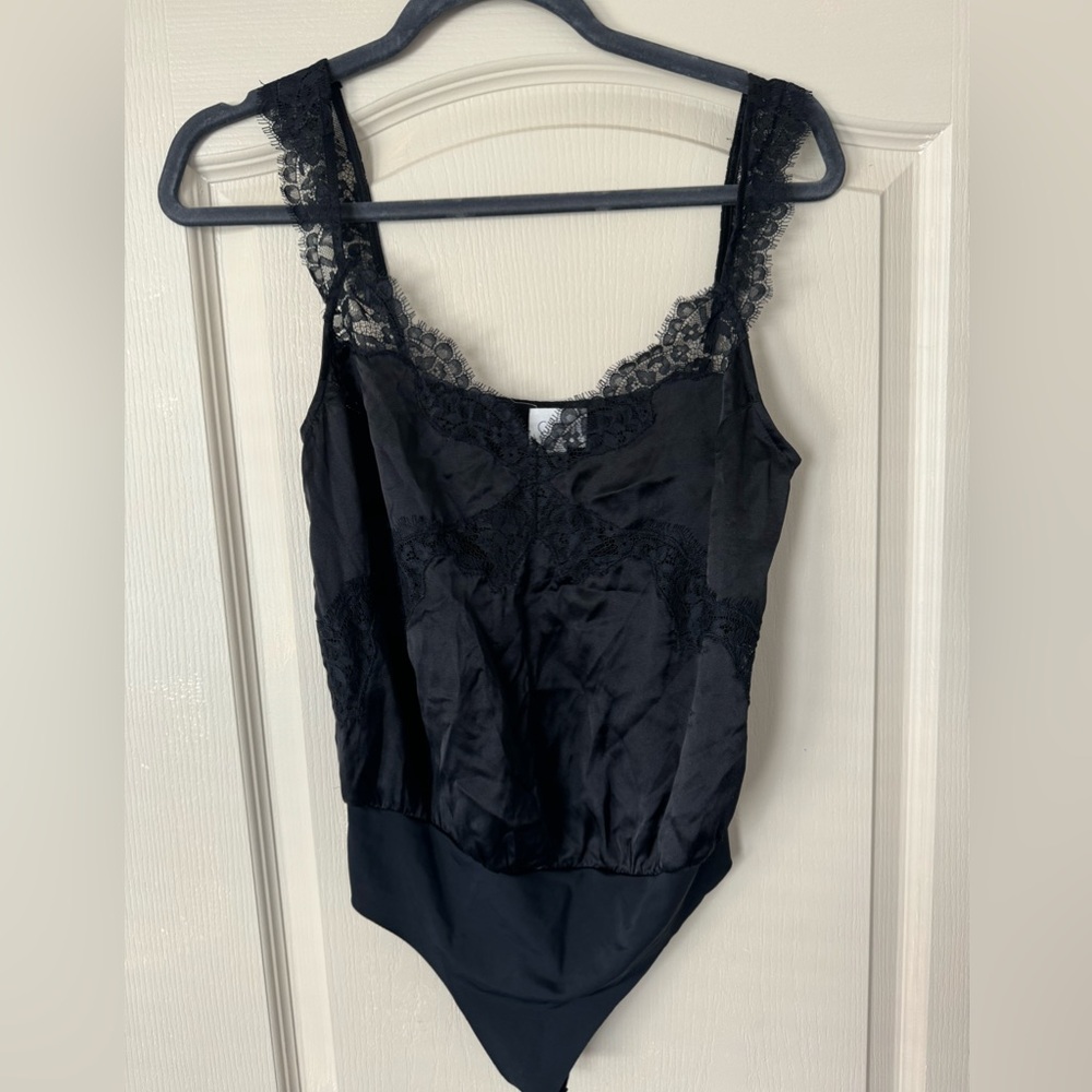 CAMI NYC black lace bodysuit